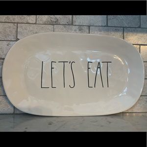Rae Dunn - 2018 LETS EAT platter!